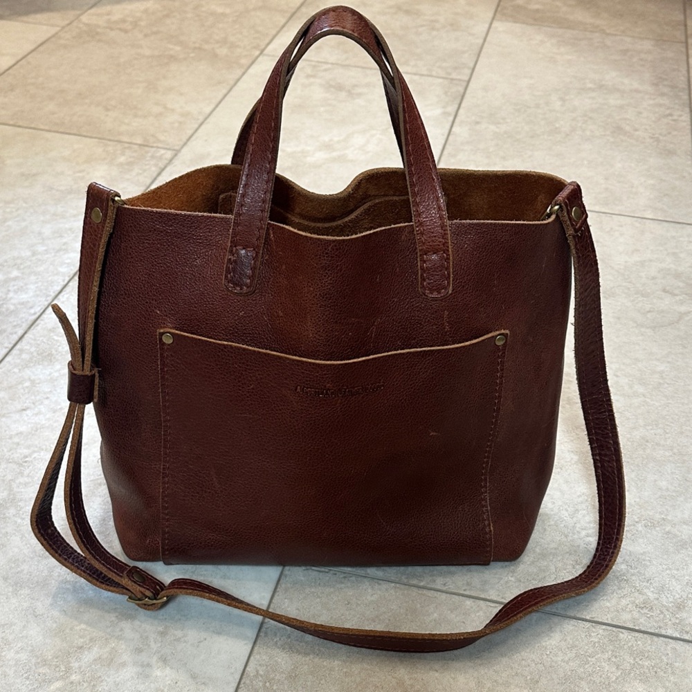 Portland Leather Rich Brown Tote